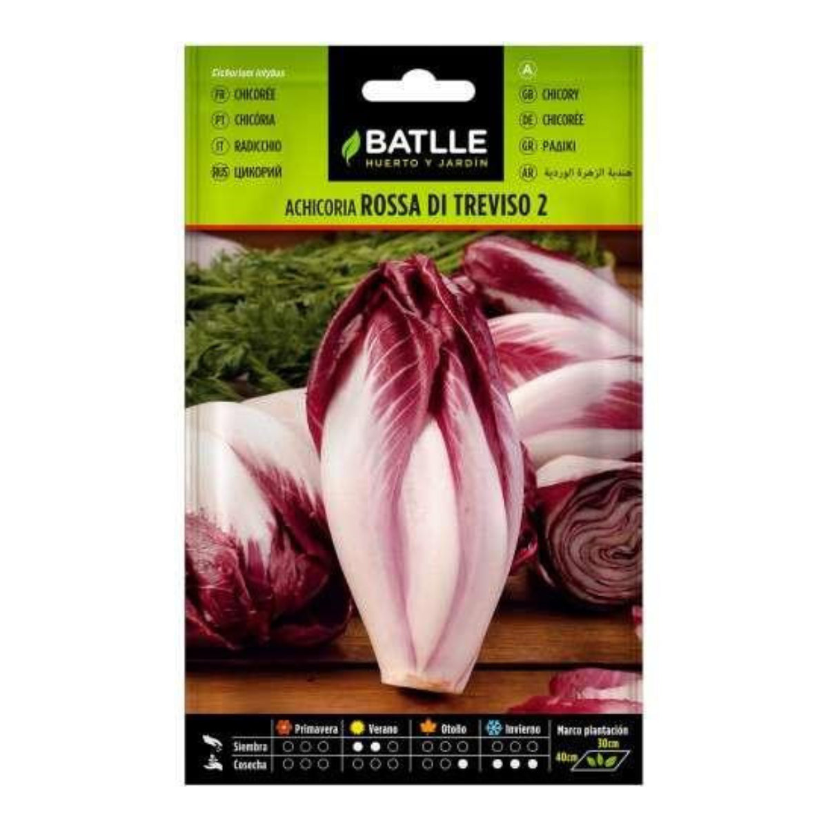 Semillas de Achicoria Rossa di Treviso Batlle