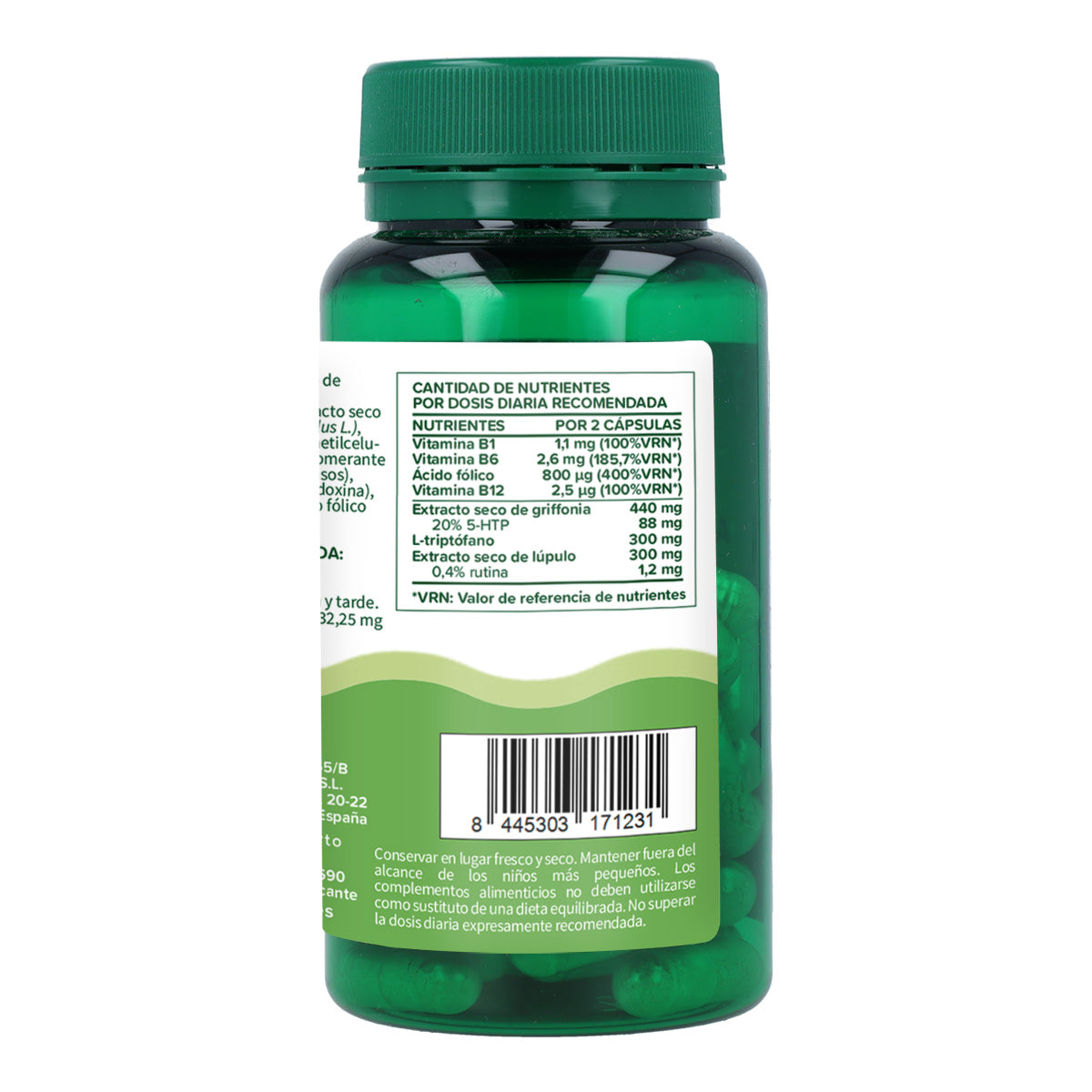 Griffonia 5-HTP Planeta Huerto 60 cápsulas