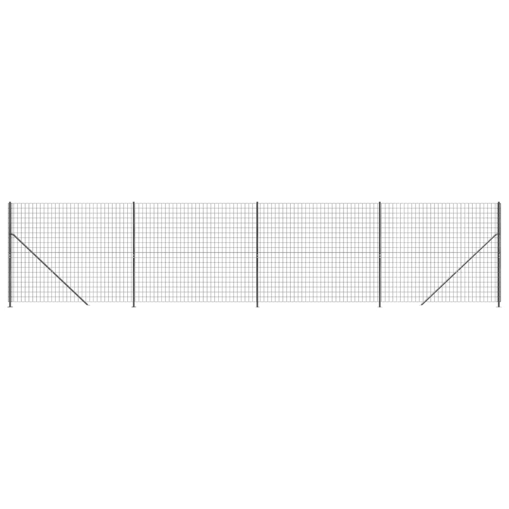 Cerca De Alambre Con Brida Gris Antracita 1,4x10 M / Vetonek_5