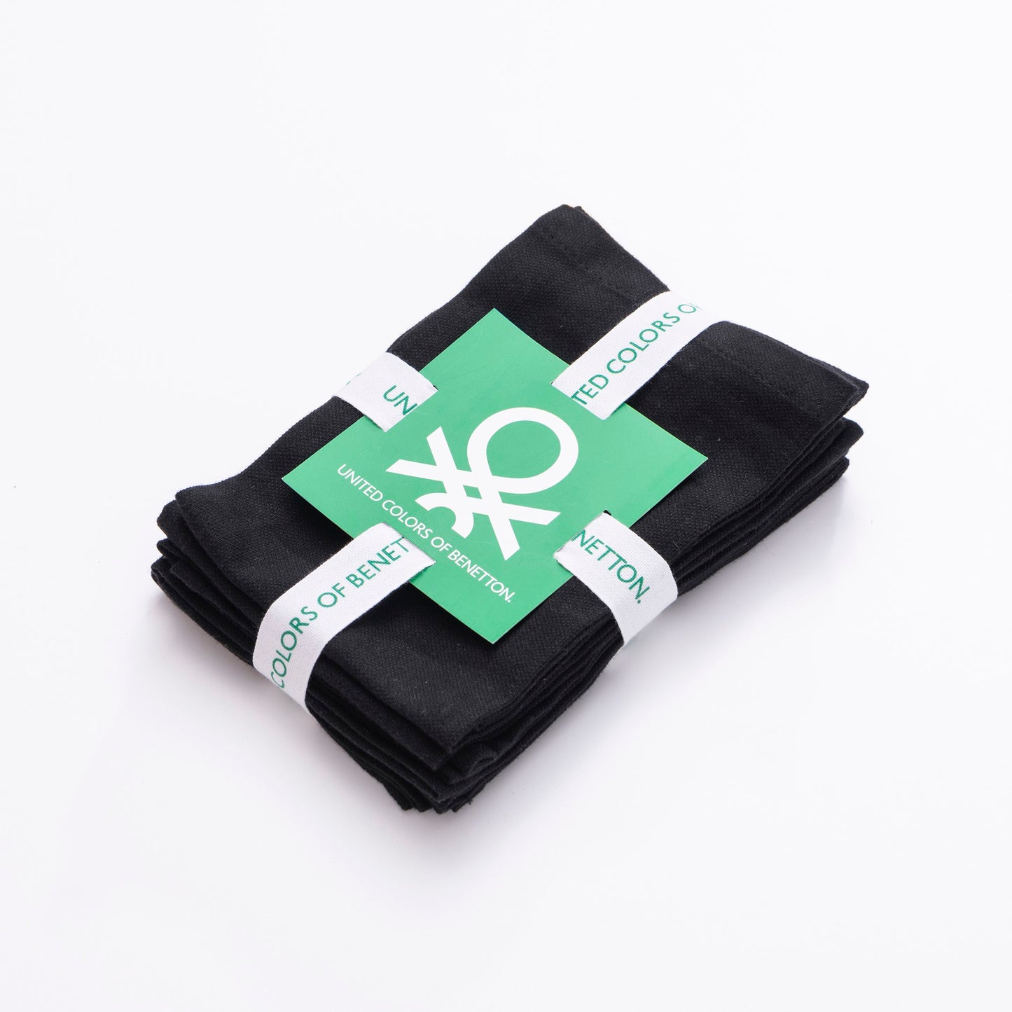 Set 4pzs Servilleta 40x40cm 100% Algodon 190gsm Negros Benetton_5