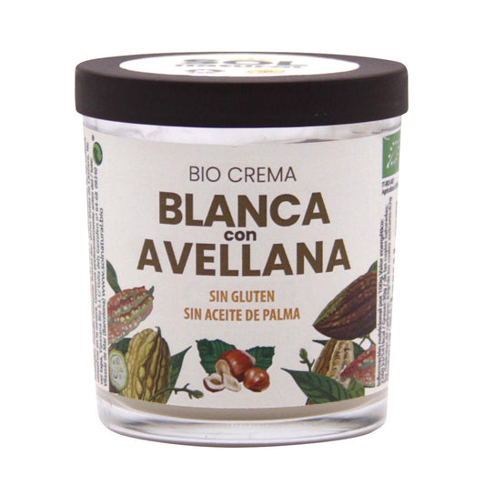 Crema blanca con avellanas bio Sol Natural 200 g