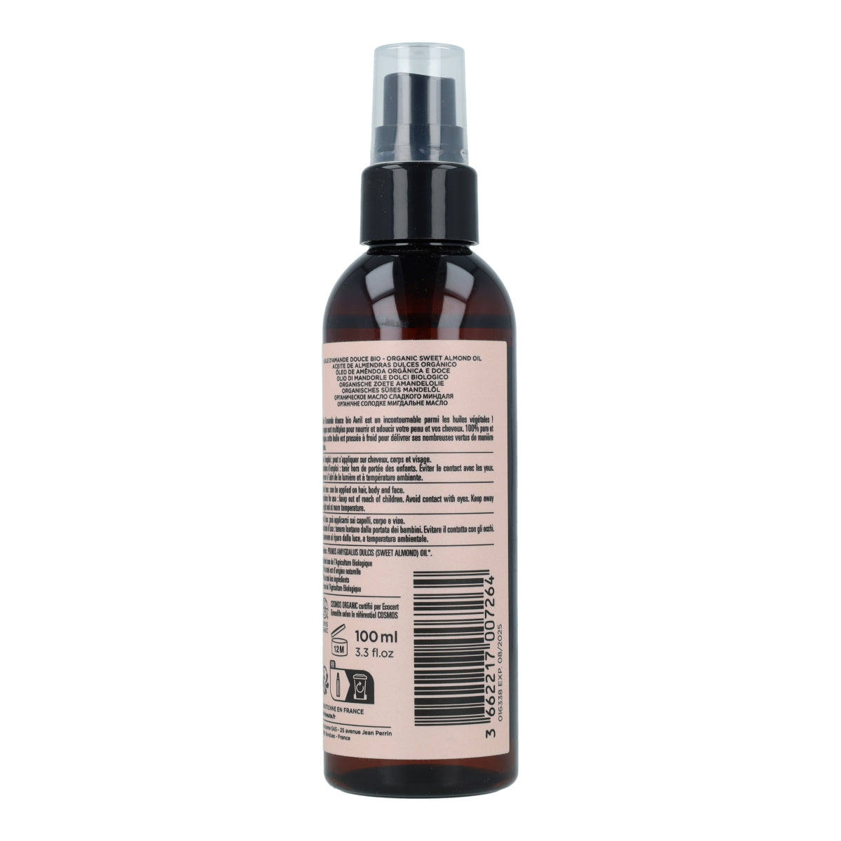 Aceite vegetal para piel, uñas y cabello 100 ml Almendras