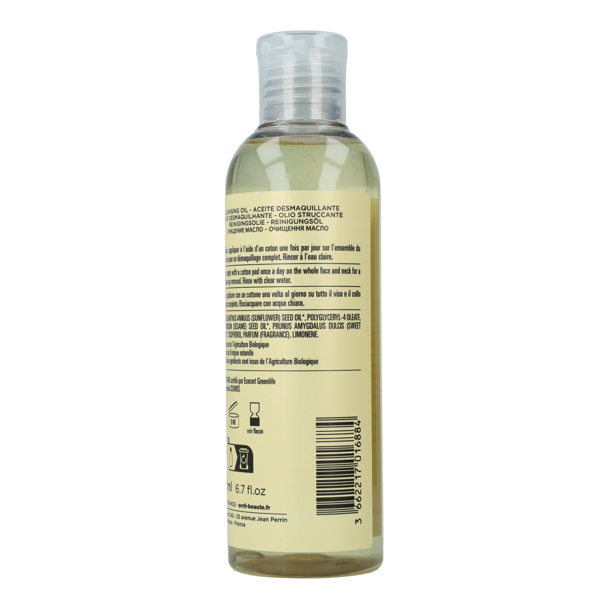Aceite limpiador Avril 200 ml