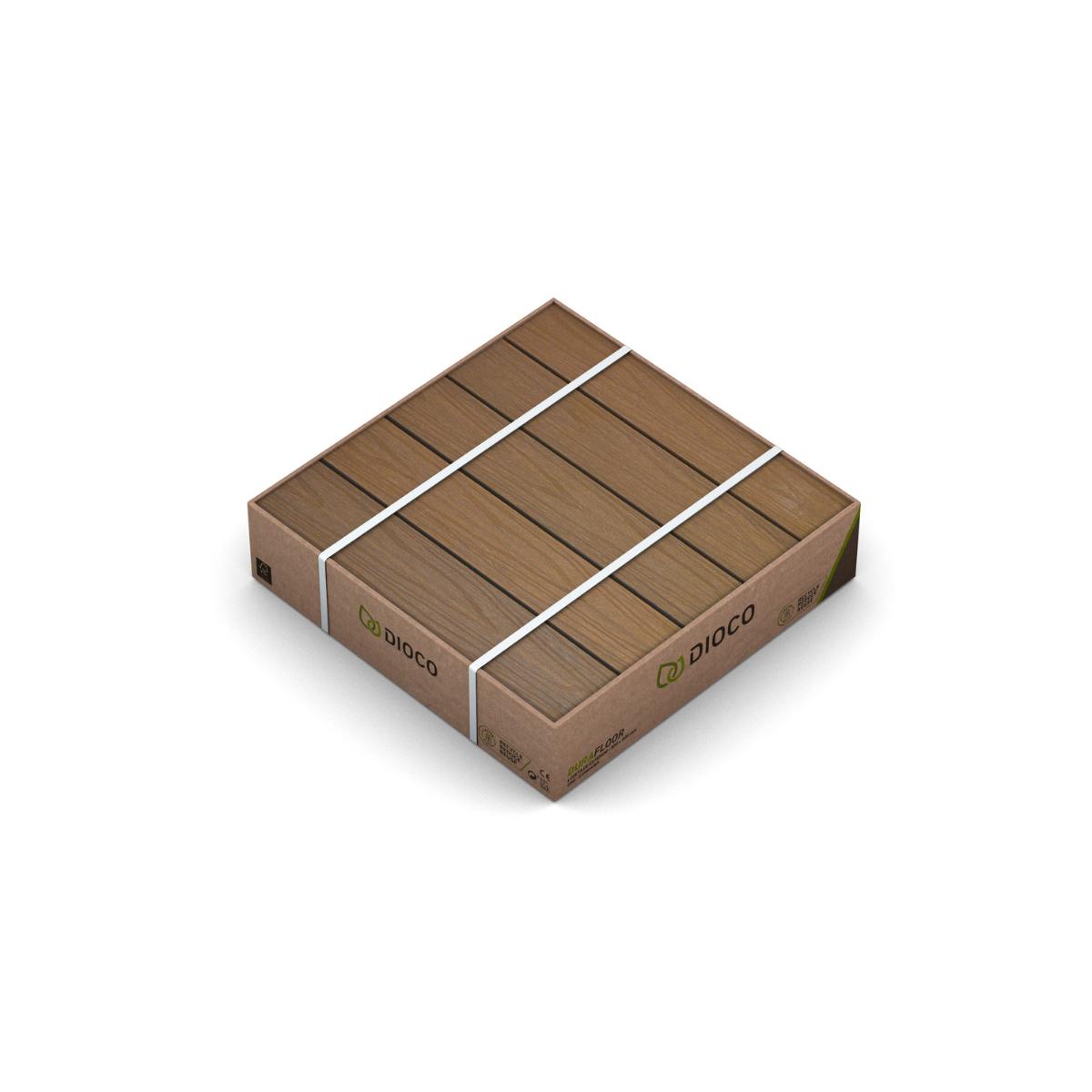 Pack 4 Baldosas de composite Durafloor 50x50 Dioco Teka Encapsulada