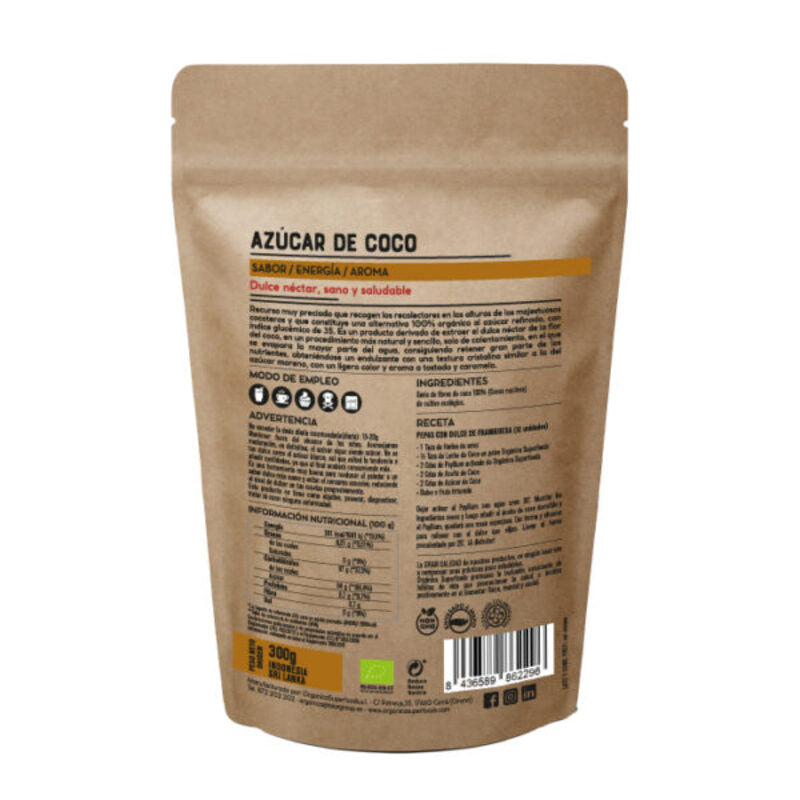 Azúcar De Coco Sin Gluten Bio 300g_1