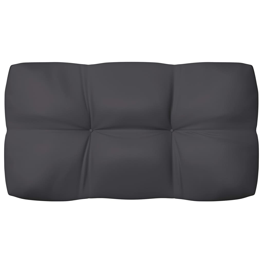 Vidaxl Cojines Para Sofá De Palets 7 Unidades Tela Gris Antracita_5