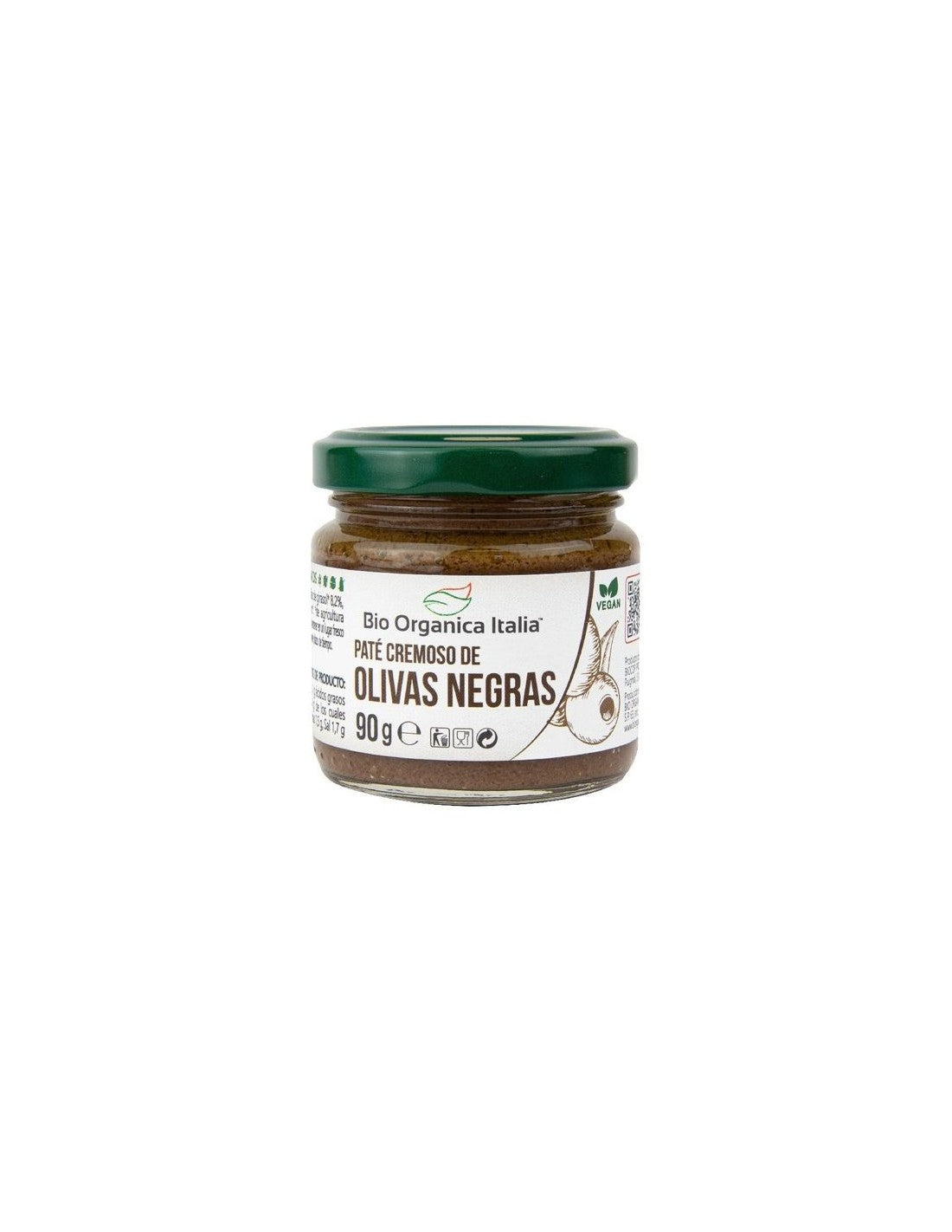 Paté De Aceitunas Negras Ecológico - Bio Orgánica Italia_0