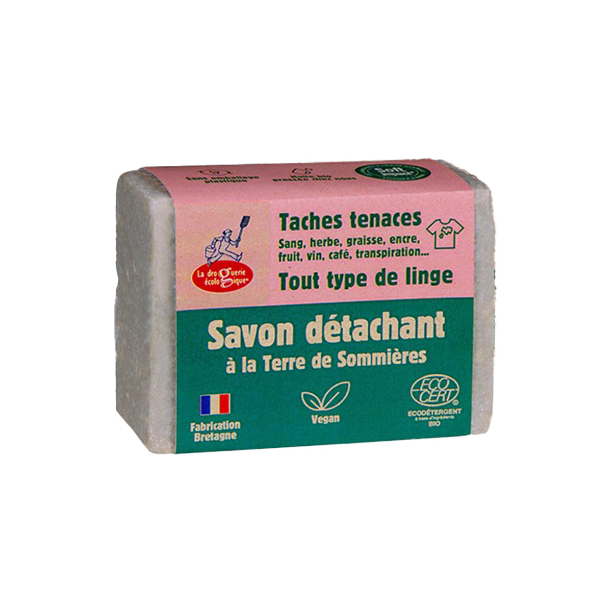 Jabón quitamanchas con tierra de sommieres La Droguerie écologique 150 g