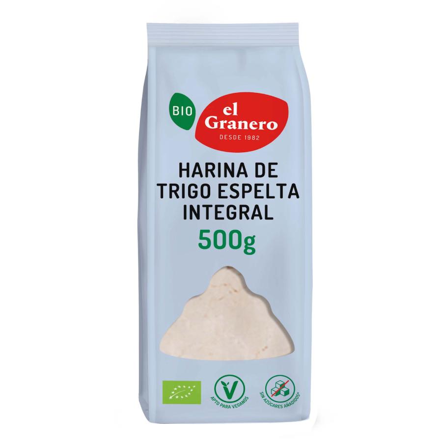 Harina de Trigo Espelta Integral Bio El Granero 500 g