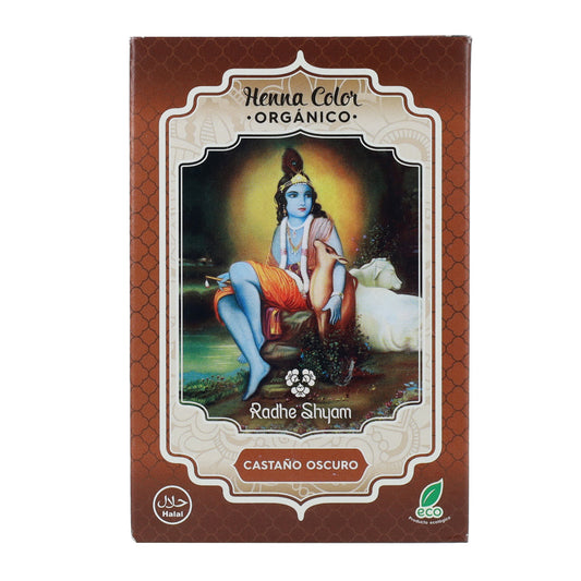 Henna en Polvo Castaño Oscuro 100 g