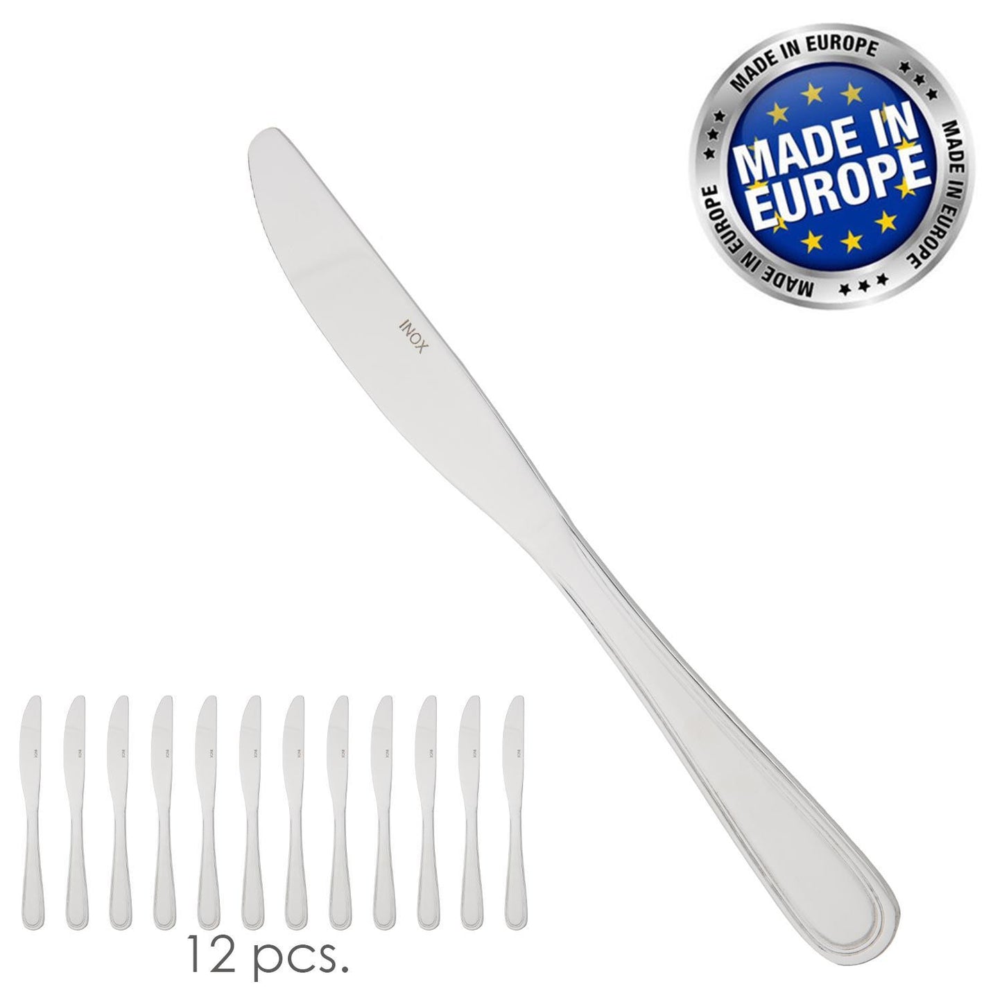 Cuchillo Postre Valencia 192 Mm.caja 12 Unidades