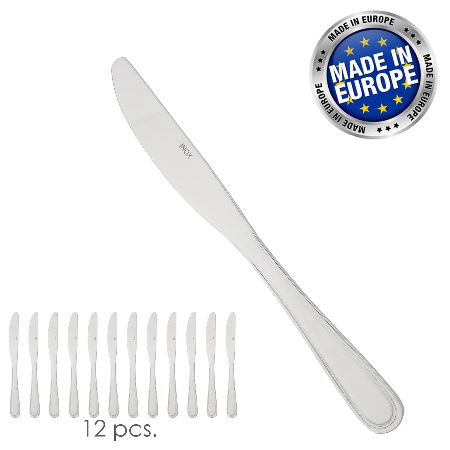 Cuchillo Postre Valencia 192 Mm.caja 12 Unidades