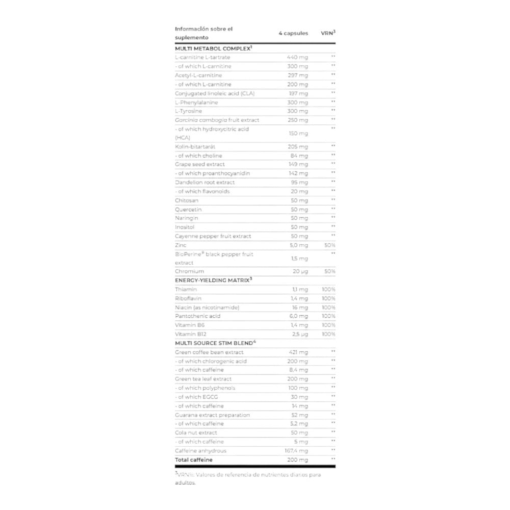 Revex Hc - 120 Mega Cápsulas - Termogénicos - Scitec Nutrition_1