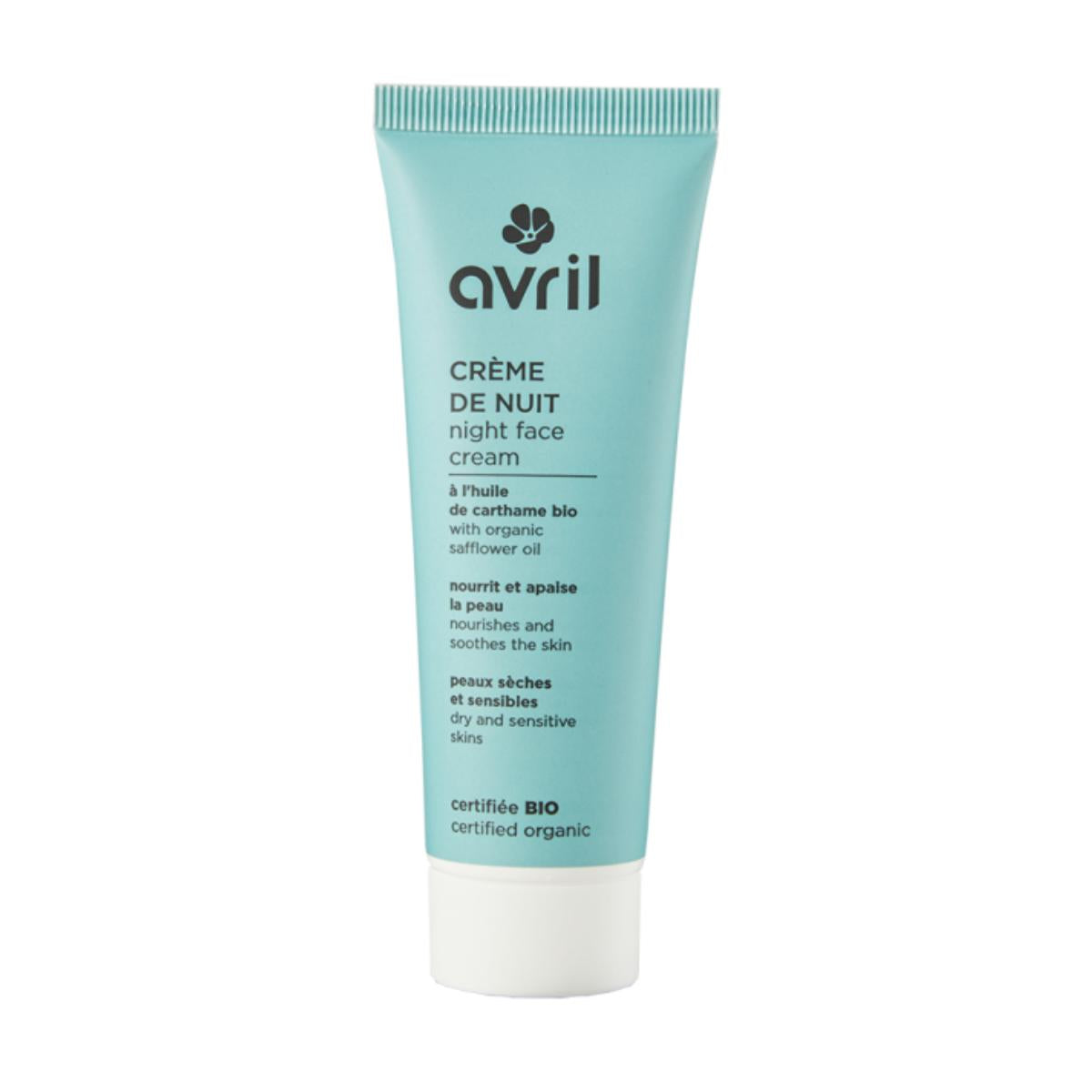 Crema de noche piel seca y sensible Avril 50 ml