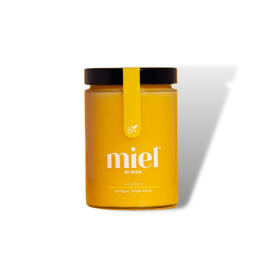 Miel De Flores Ecológica Bio 800g Miel De Leon
