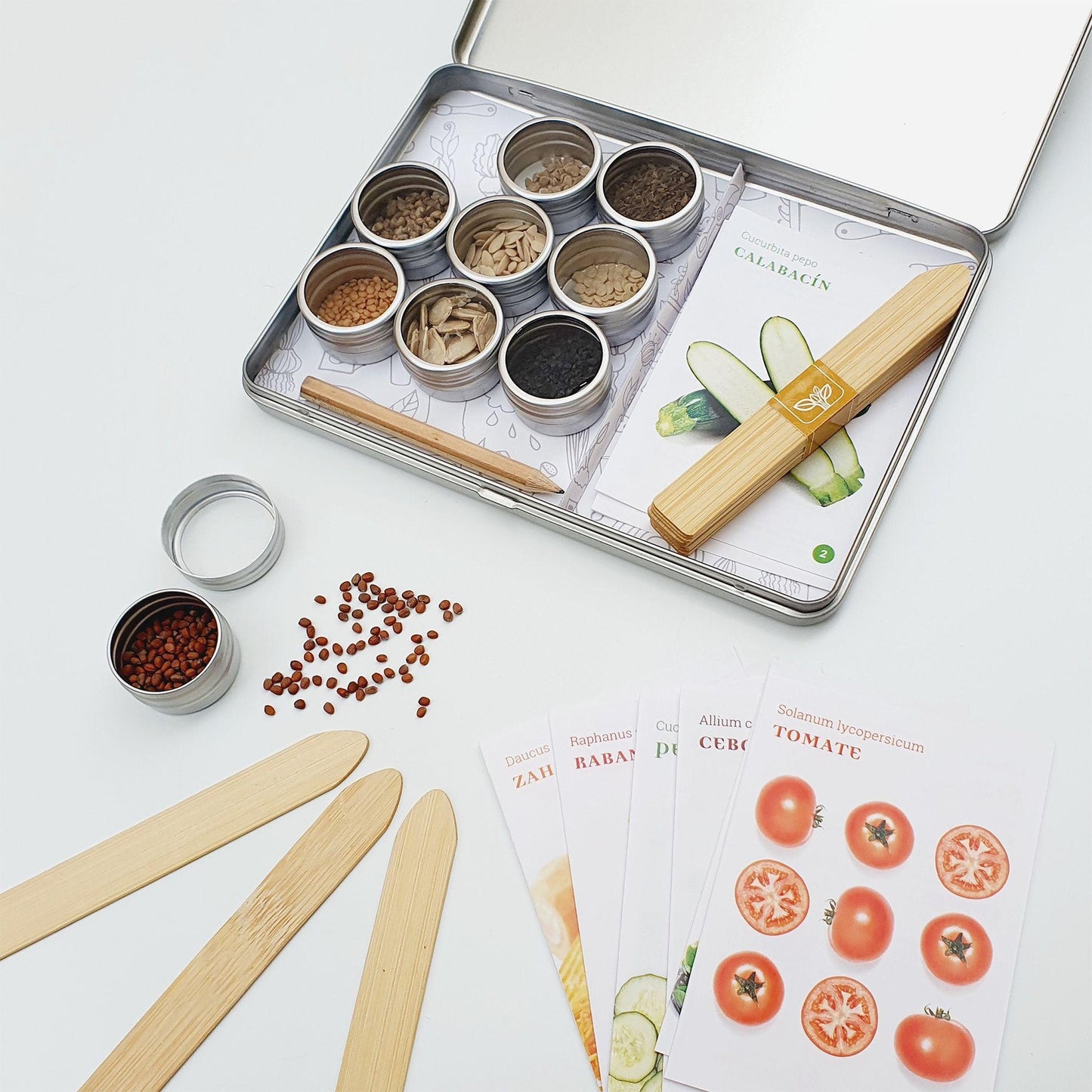 Mi huerto urbano ecológico Colección de semillas