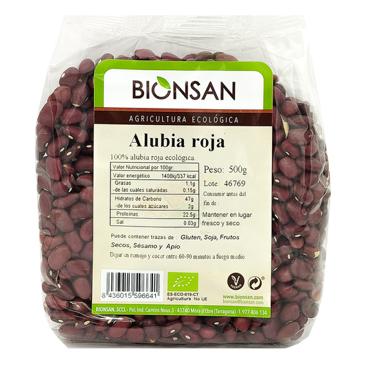 Alubia Roja Ecológica En Grano 500gr
