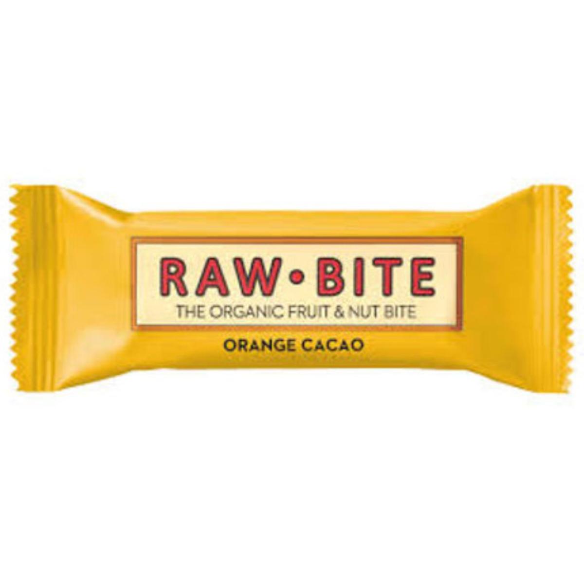 Barrita ecológica Raw-Bite Cacao y Naranja 50 g
