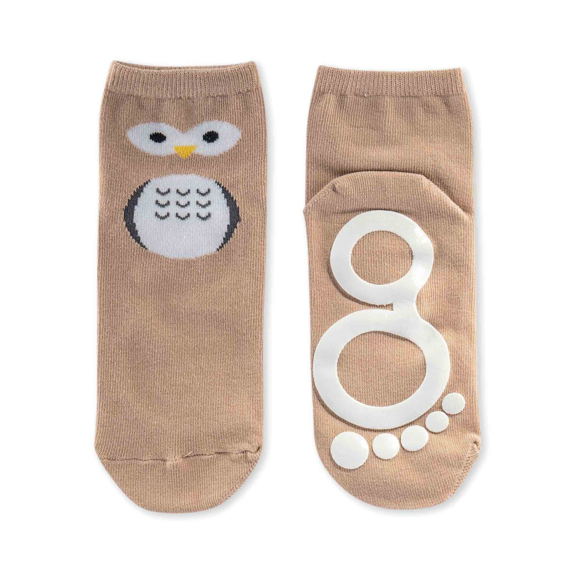 Calcetines Antideslizantes Para Bebés, Niños Y Adultos Owl Navy Bigtoes Socks