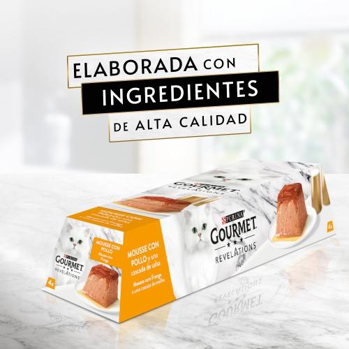 Pack 6 x GOURMET REVELATIONS Mousse Pollo (4 x 57 g)