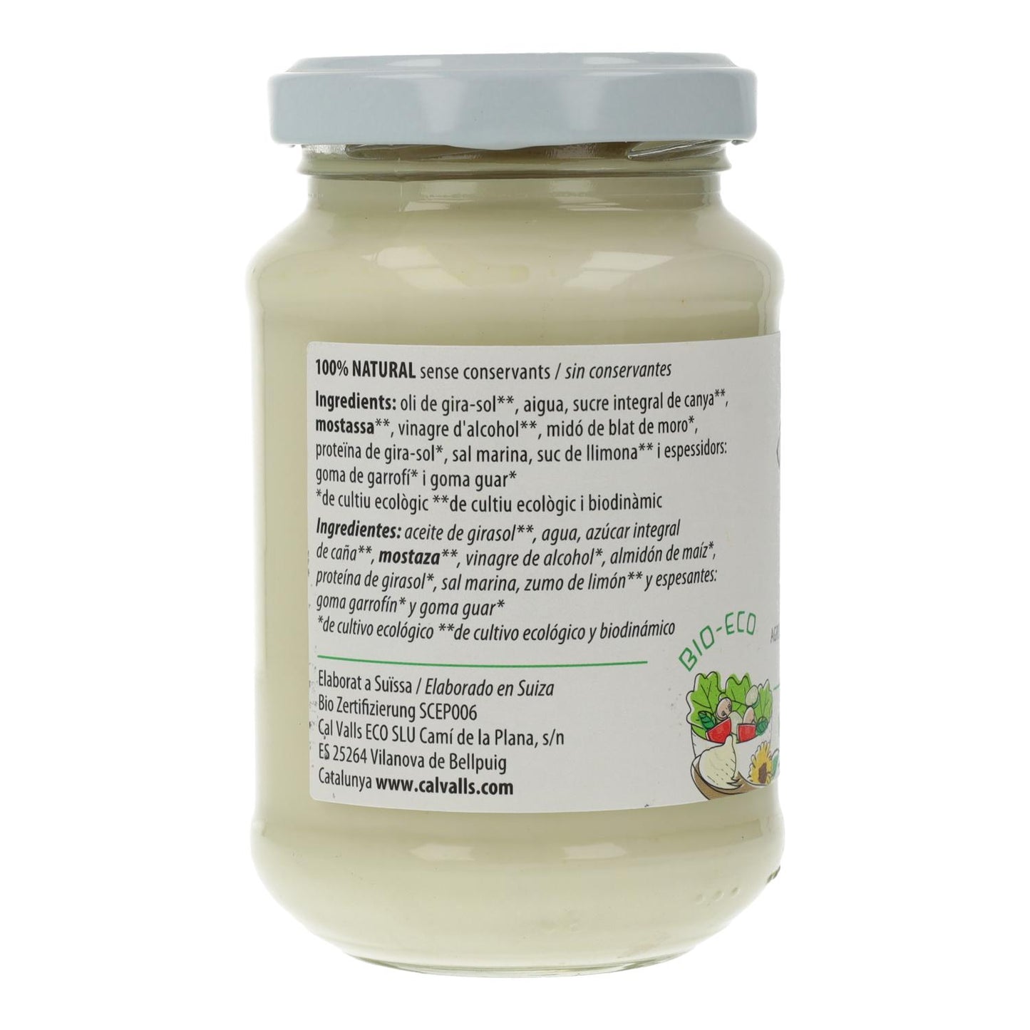 Mayonesa Vegana ECO Cal Valls 190 g
