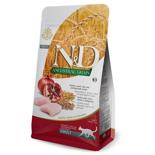ND Cat Ancestral grain Adult pollo Pienso para gatos Farmina 5 kg