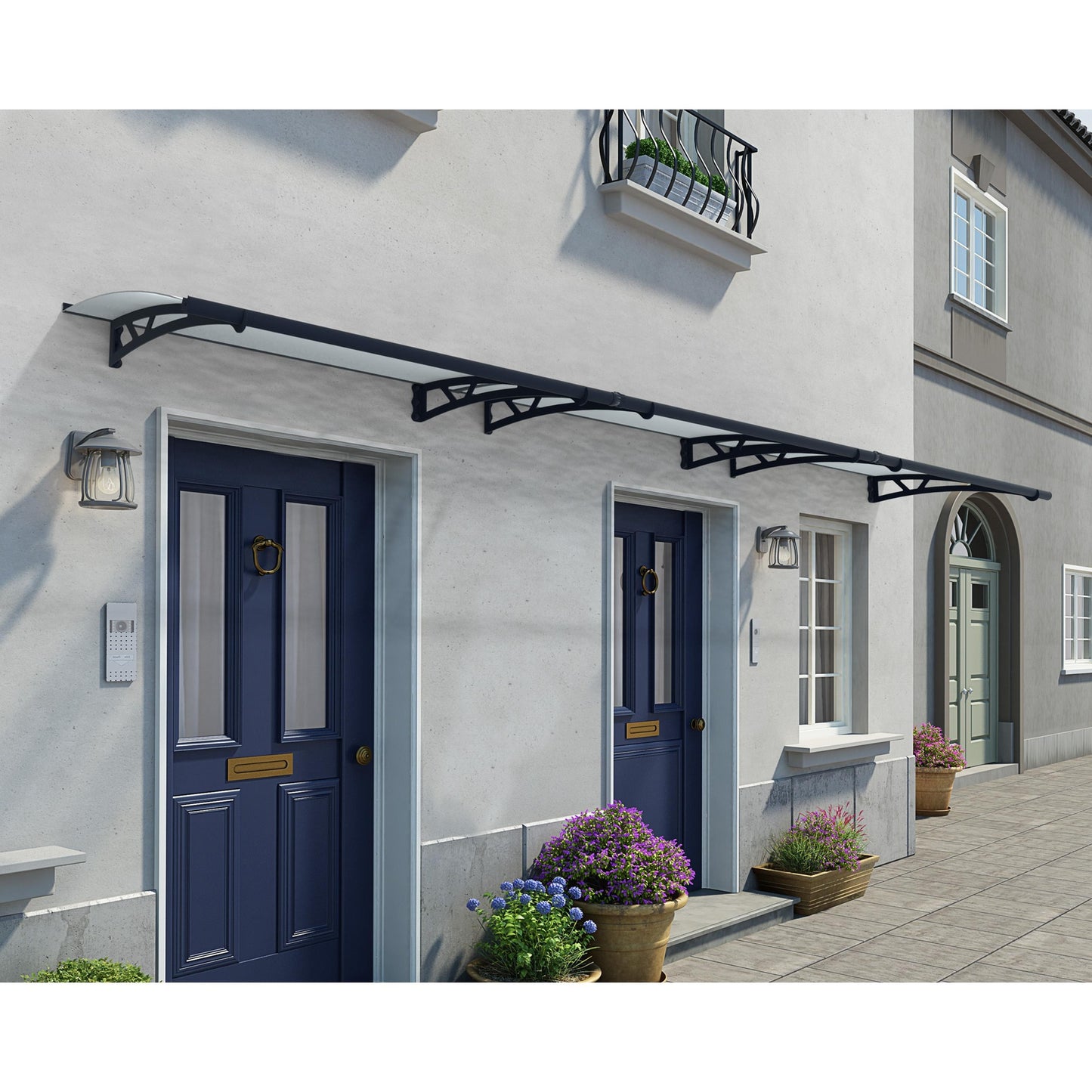 Marquesina para puerta Altair 453x91 cm