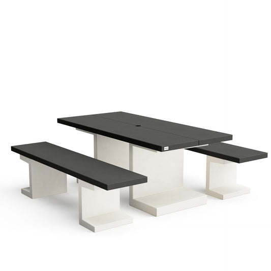 Conjunto Picnic Kitaway Blanco y Negro Tuozi