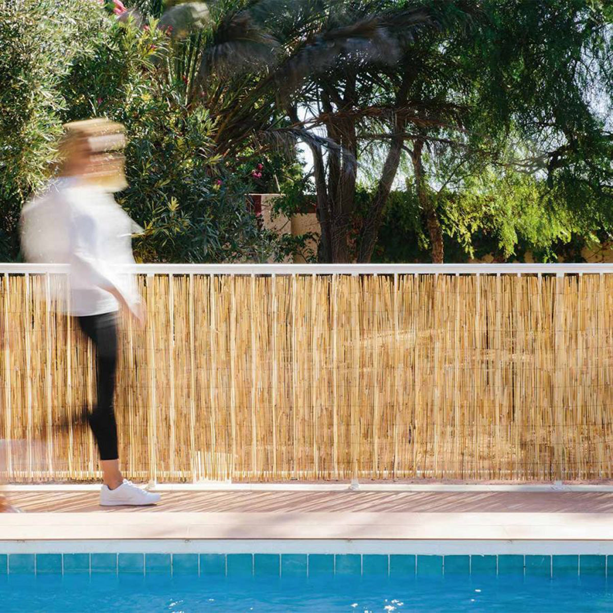 Cañizo bambú fino pelado Reedcane Nortene 1 x 5 m