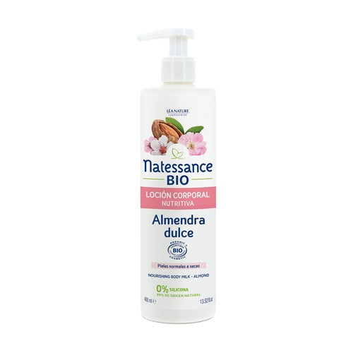 Loción corporal nutritiva de almendra Natessance 400 ml