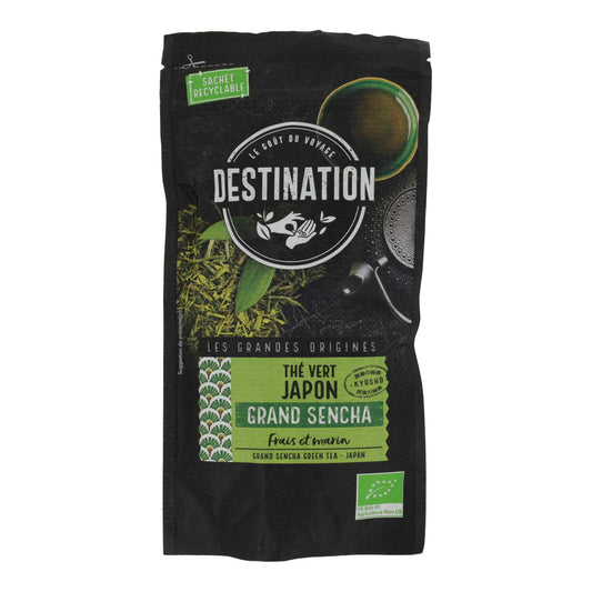 Té verde sencha Japón BIO Destination 80 g