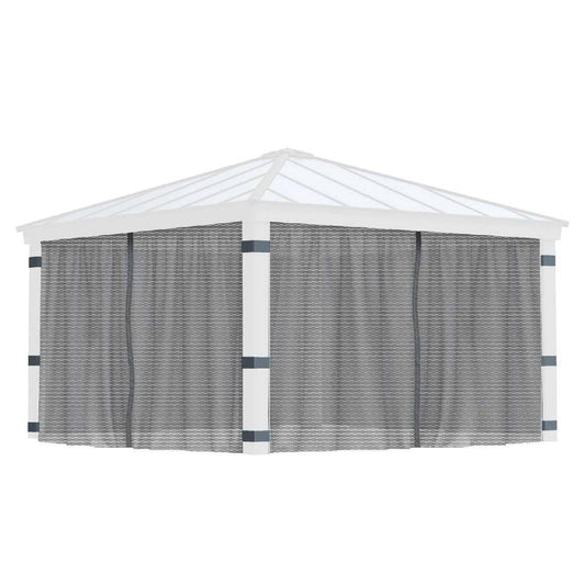 Set mosquiteras para gazebo cenador Dallas 422x422 Canopia