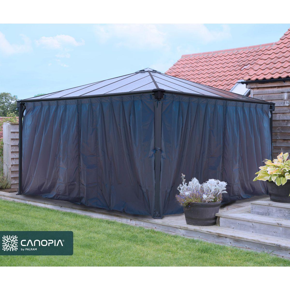 Set Cortinas Para Cenador Palermo 4300