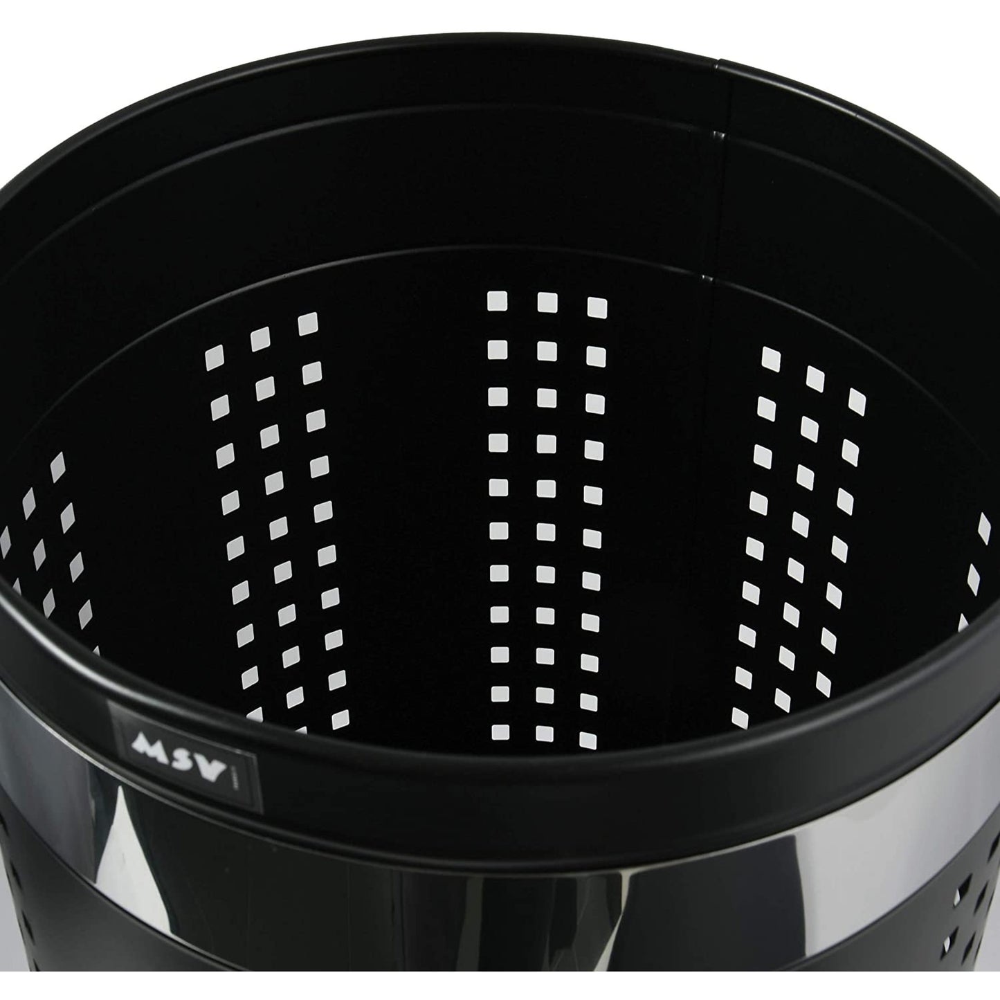 Papelera Con Tapa, 46 L, Negra_3