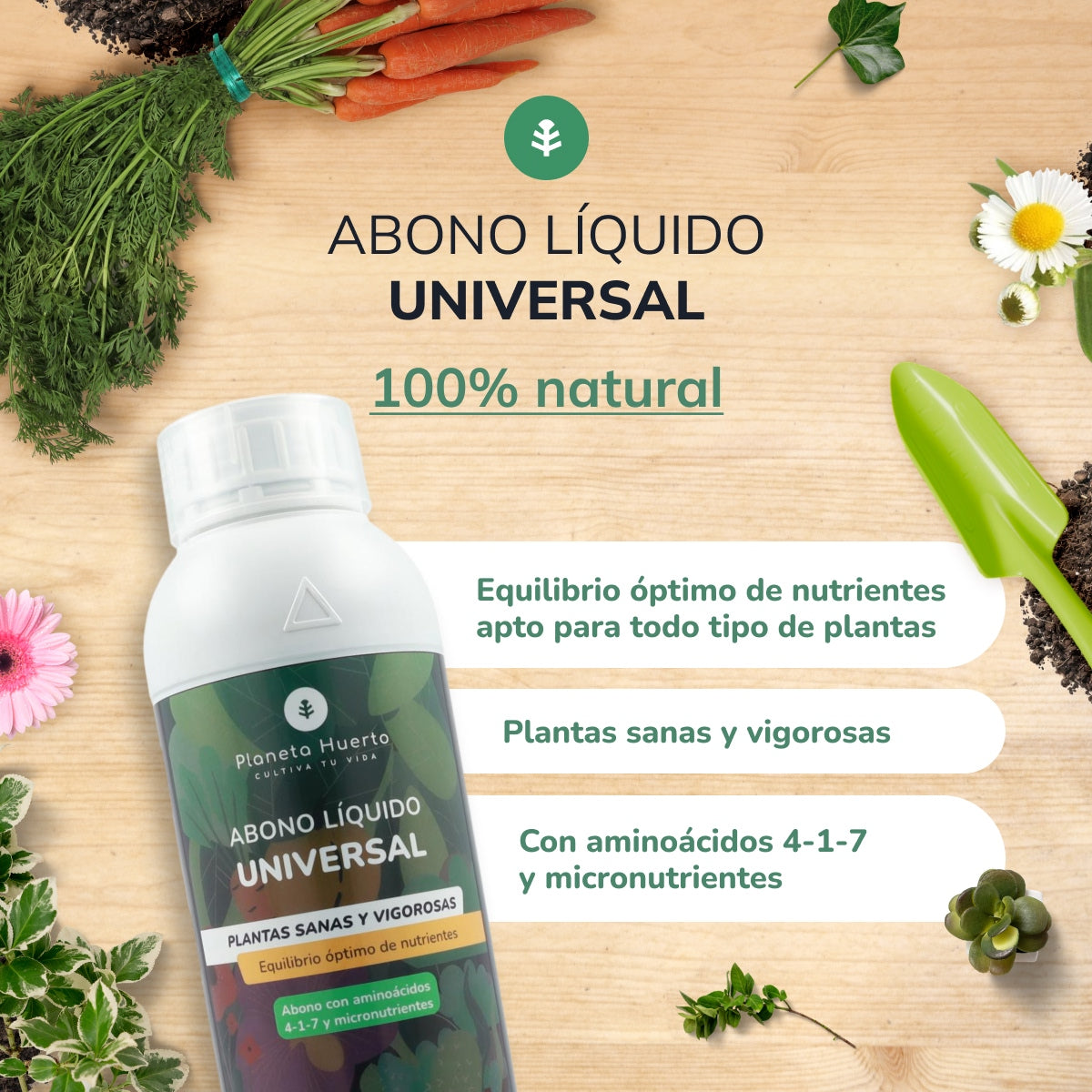 Abono Líquido Universal Planeta Huerto 250 ml