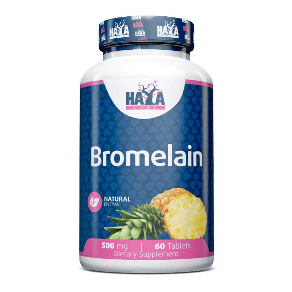 Bromelina 500mg - 60 Cápsulas - Digestivos - Haya Labs_0