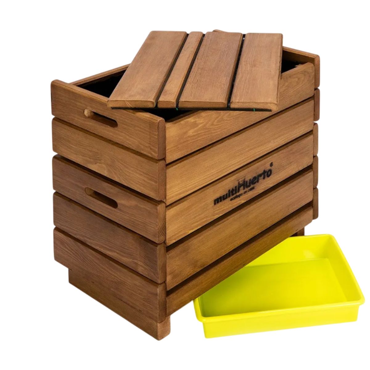 Vermicompostador Frutero completo con lombrices Multihuerto