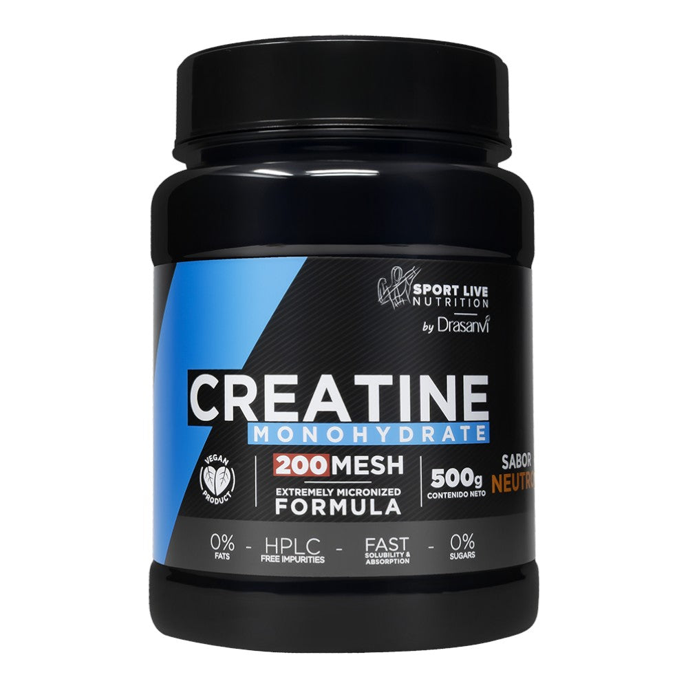 Sport Live 100% Creatine Monohydrate 200 Mesh 500 Gr Neutro_0
