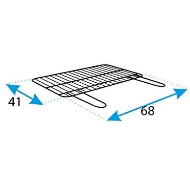 Barbacoa con ruedas y Parrilla Cincada 69x40x92 cm Imex el Zorro