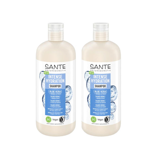 Pack 2x Champú hidratación intensa aloe Sante 500 ml