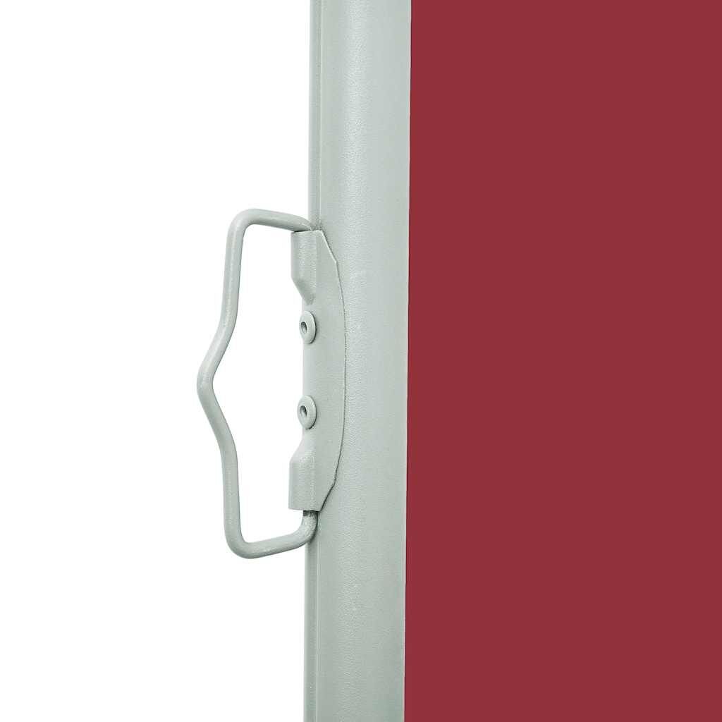 Vidaxl Toldo Lateral Retráctil Para Patio Rojo 600x160 Cm_4