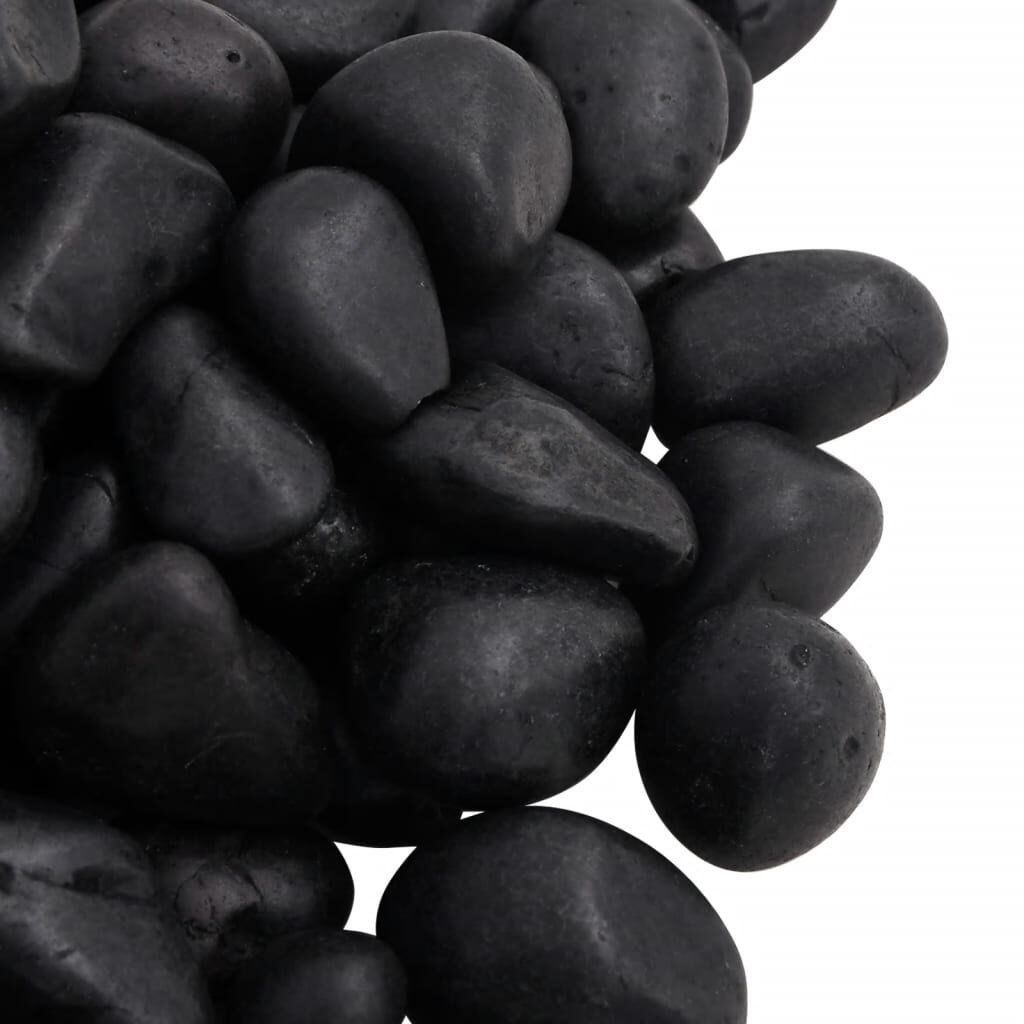 Vidaxl Guijarros Pulidos Negros 10 Kg 2-5 Cm_4