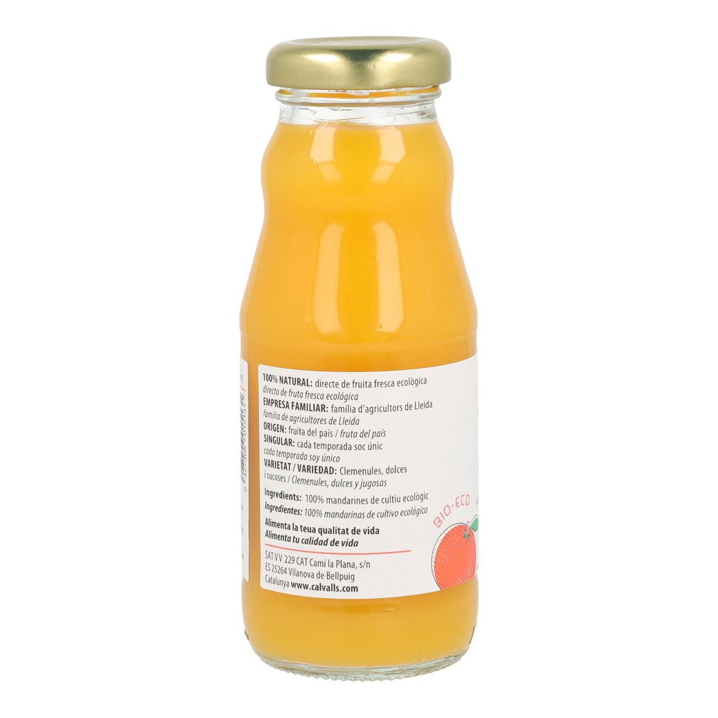 Zumo de Mandarina ECO Cal Valls 1 L