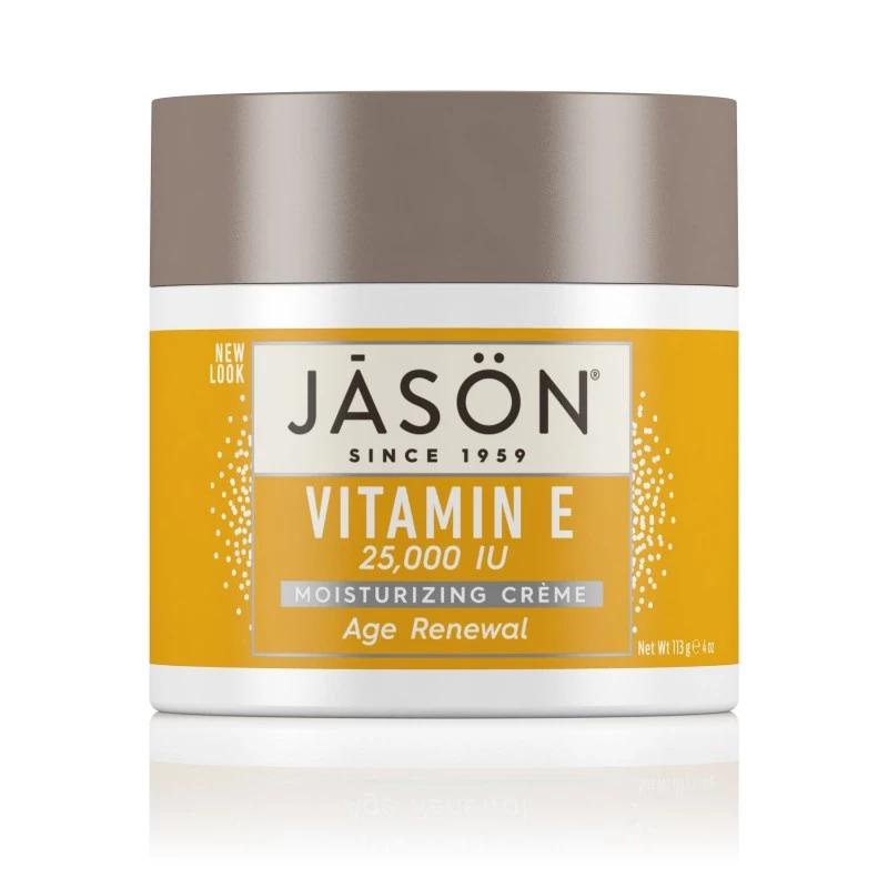 Crema renovadora antiedad cara y cuerpo Vitamina E 25000 UI Jason 113 g