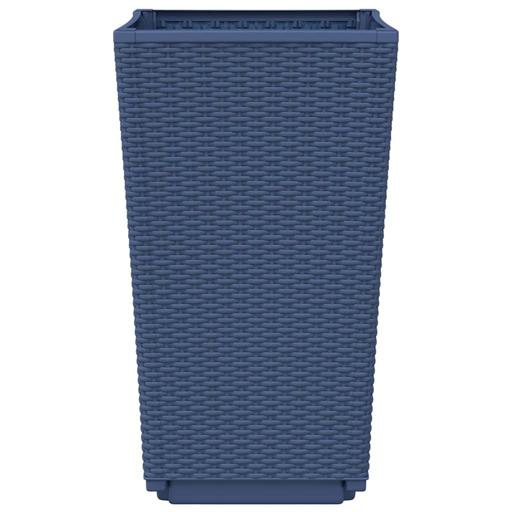 Jardineras 2 Unidades Pp Azul Gris 32,5x32,5x57 Cm_5