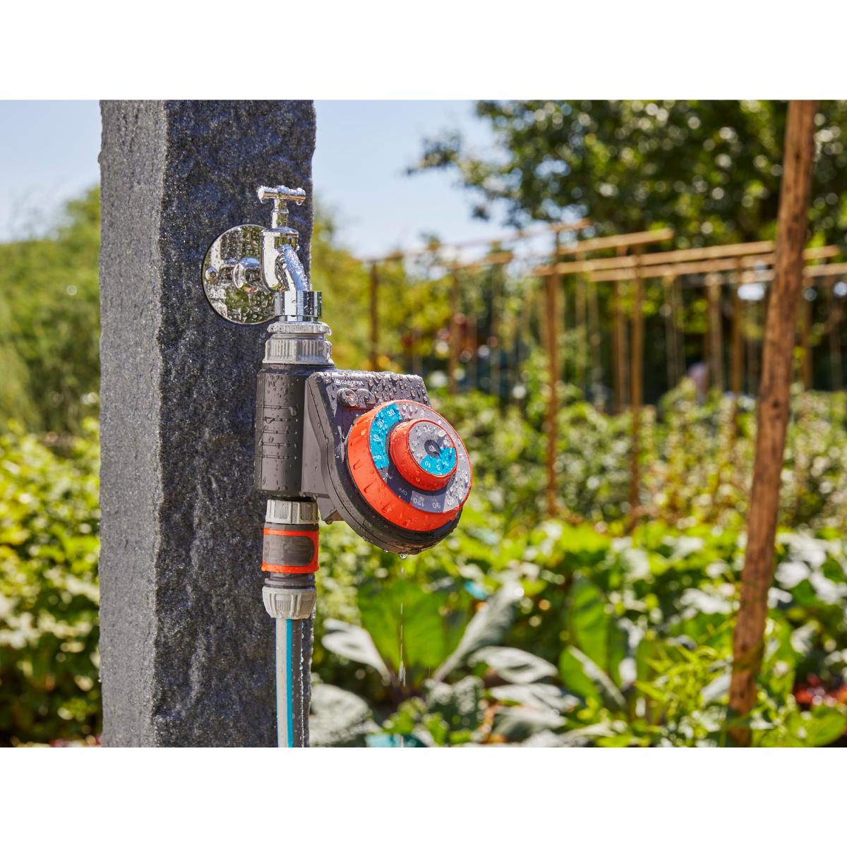 Programador de riego easy plus Gardena 60 programas