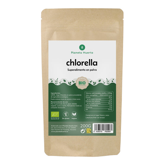 Alga Chlorella en polvo ECO Planeta Huerto 200 g