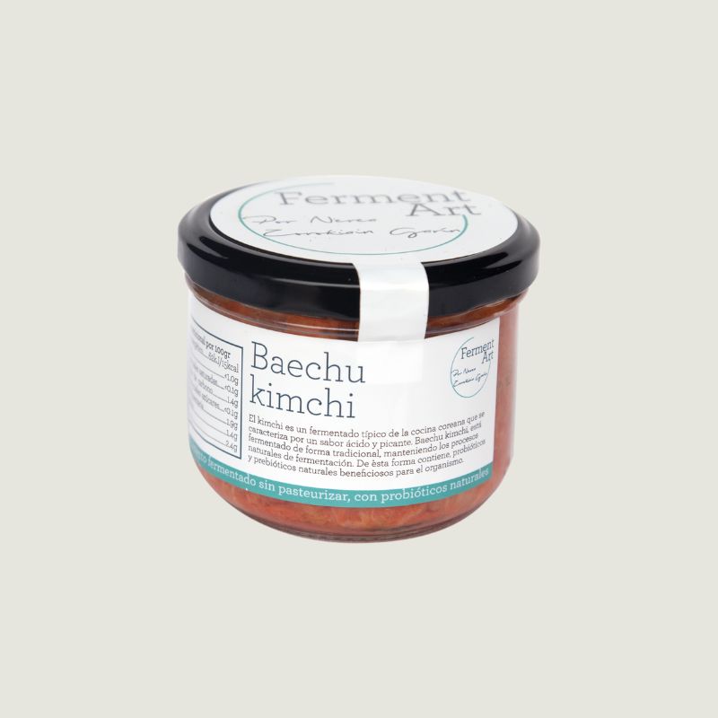 Kimchi Baechu Eco Sin Pasteurizar Ferment Art 200 Gr