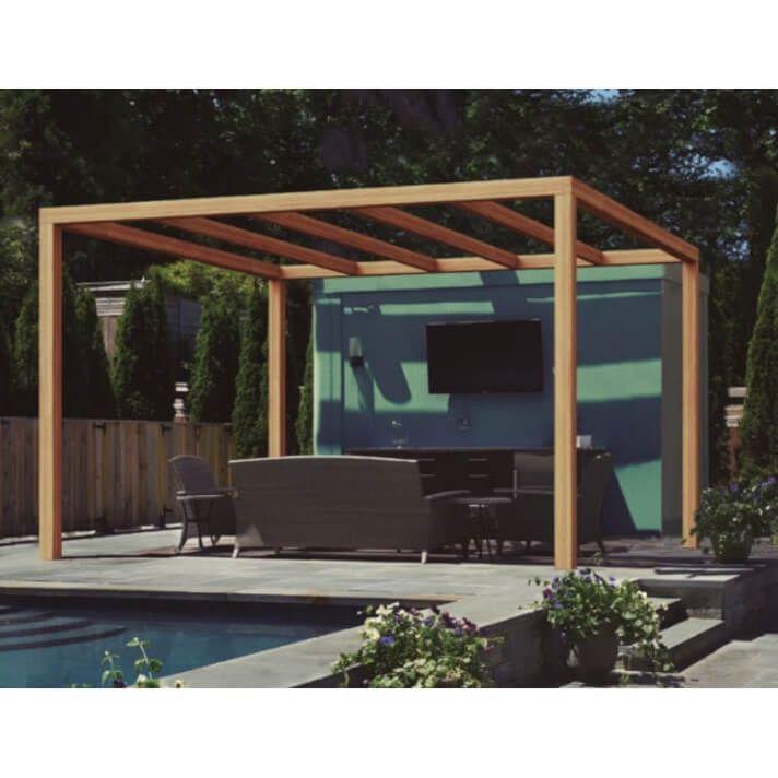 Pérgola de madera Santander Maderland 400x400 cm