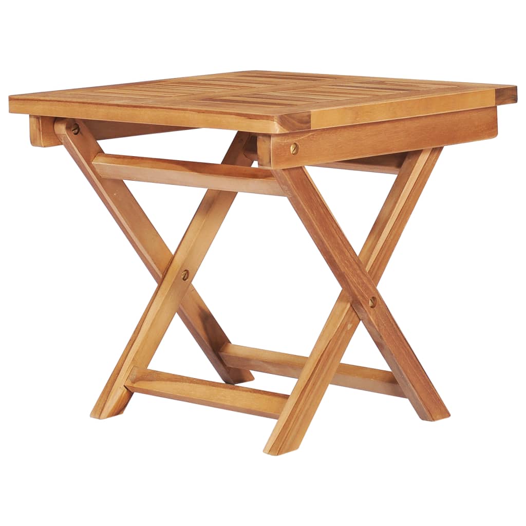 Tumbona Con Mesa Y Cojín Madera Maciza De Teca_3